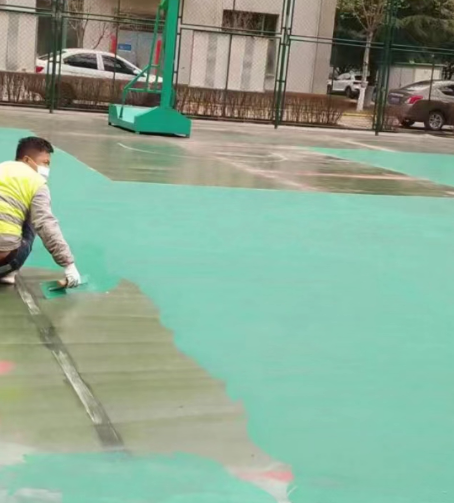 晋中球场地面翻新